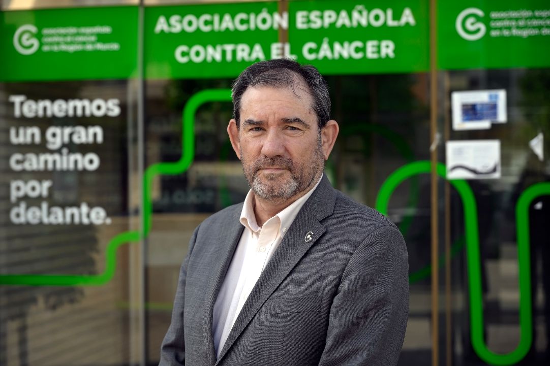 EDUARDO GONZÁLEZ MARTÍNEZ-LACUESTA ES EL PRESIDENTE DE LA ASOCIACIÓN ESPAÑOLA CONTRA EL CÁNCER, AECC, EN LA REGIÓN DE MURCIA<br>