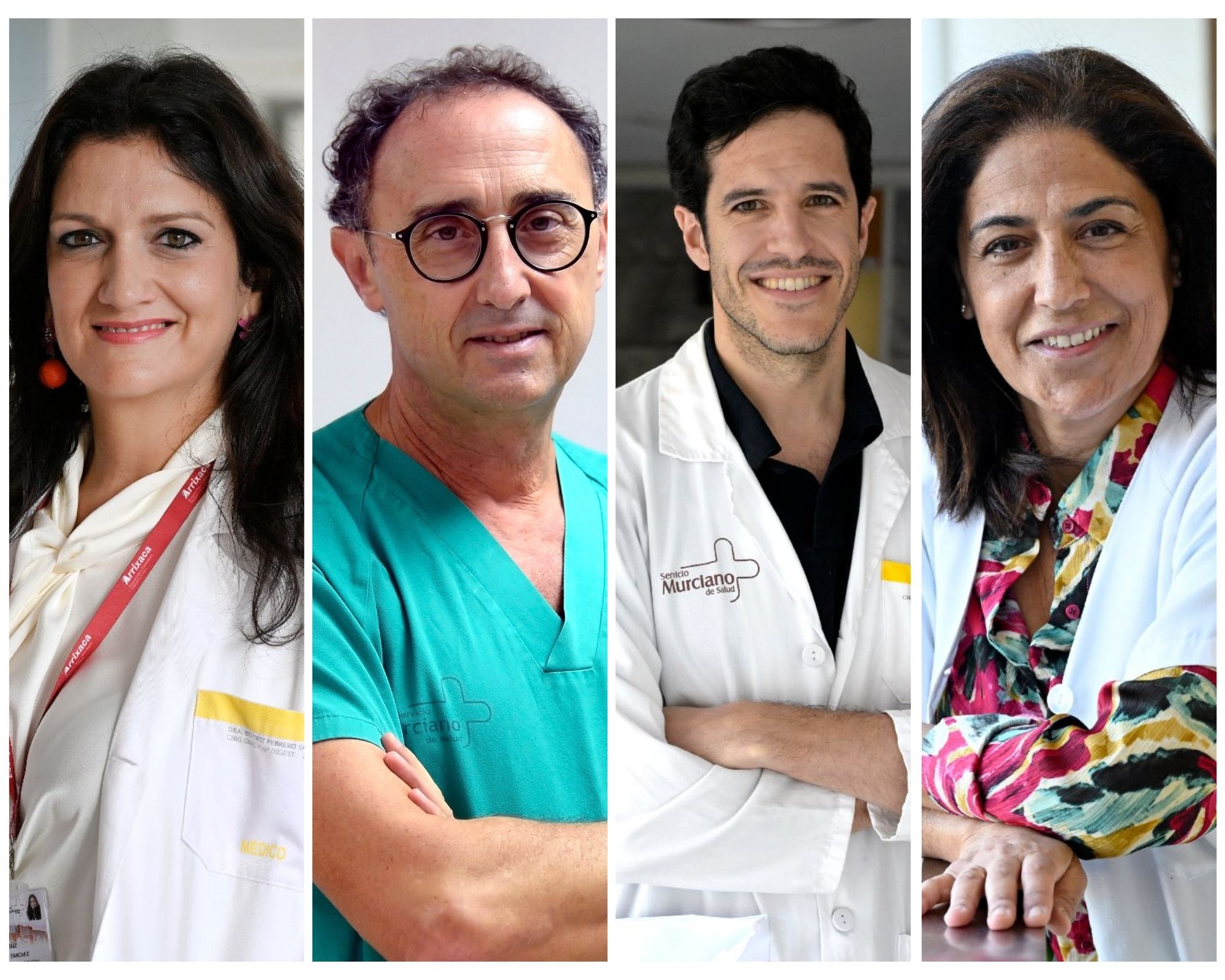 Los colegiados Beatriz Febrero, Mar&iacute;a Dolores Frutos, V&iacute;ctor L&oacute;pez y V&iacute;ctor Soria, nombrados profesores titulares vinculados de Cirug&iacute;a General de la Universidad de Murcia<br>