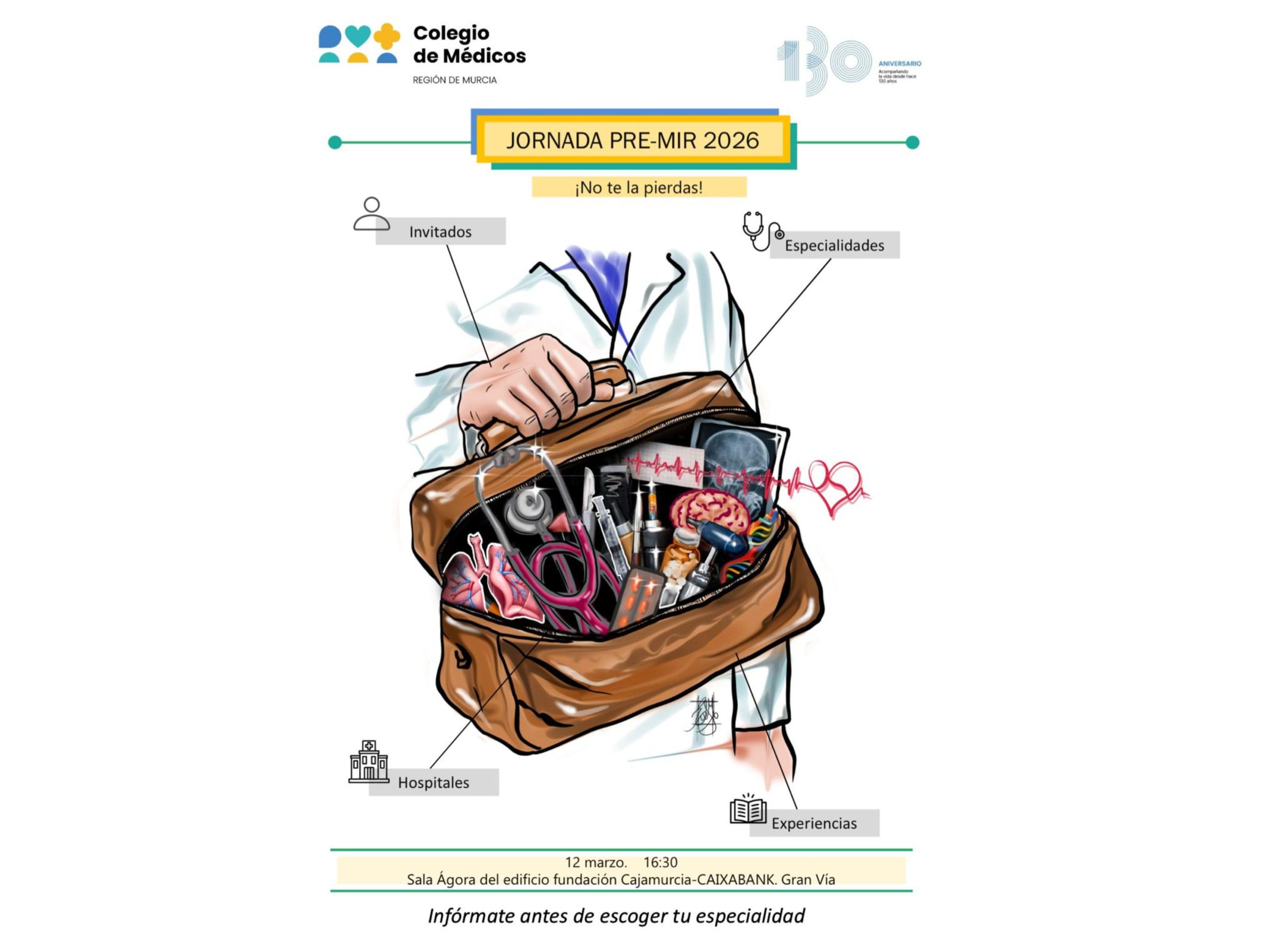 Te esperamos en una nueva edici&oacute;n de nuestras jornadas de orientaci&oacute;n sobre especialidades m&eacute;dicas y quir&uacute;rgicas para futuros MIR <strong>'Jornada preMIR 2026'</strong><br>