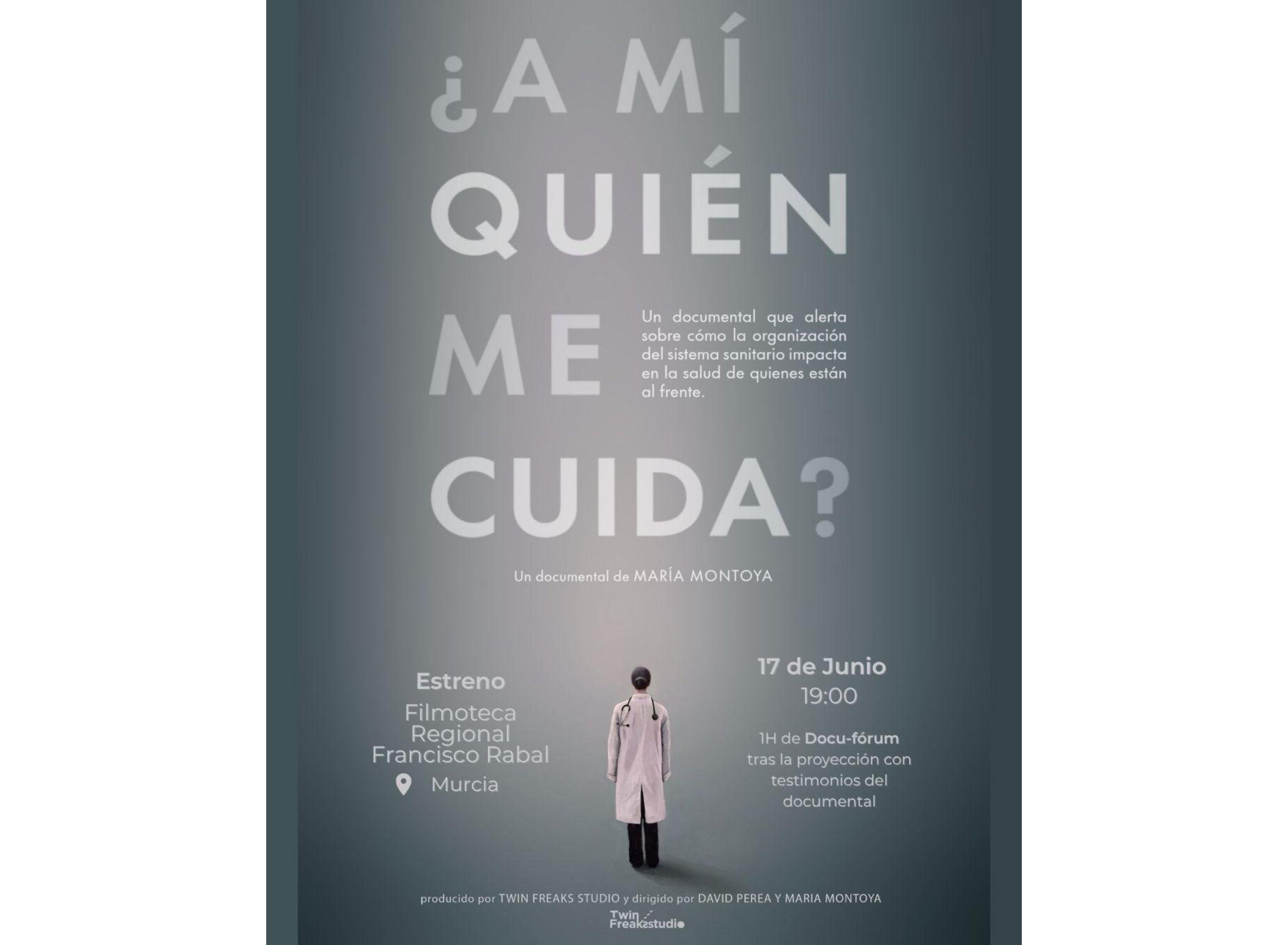 Proyección del documental <em>'¿Y a mí quién me cuida?'</em> el 17 de junio en la Filmoteca Regional<br>