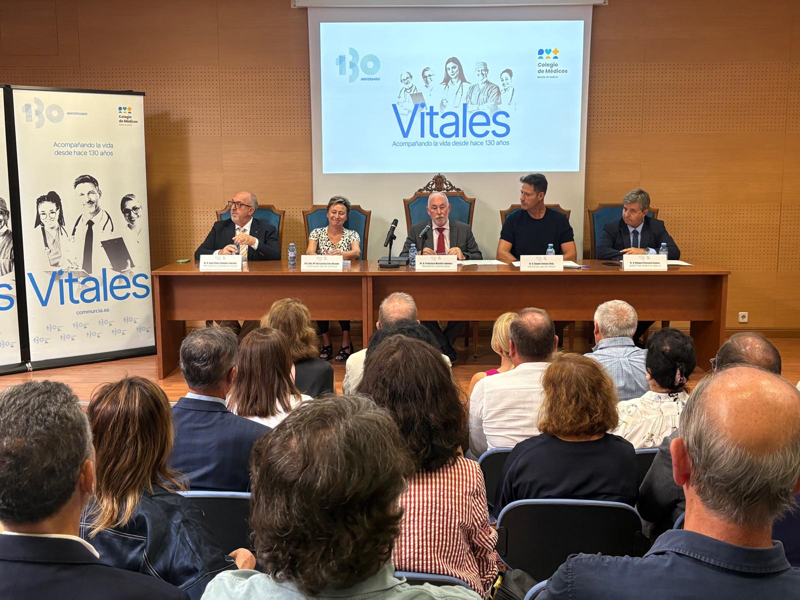 El Colegio de M&eacute;dicos visita Yecla para poner en valor la profesi&oacute;n m&eacute;dica del altiplano dentro de los actos conmemorativos de su 130 aniversario<br>